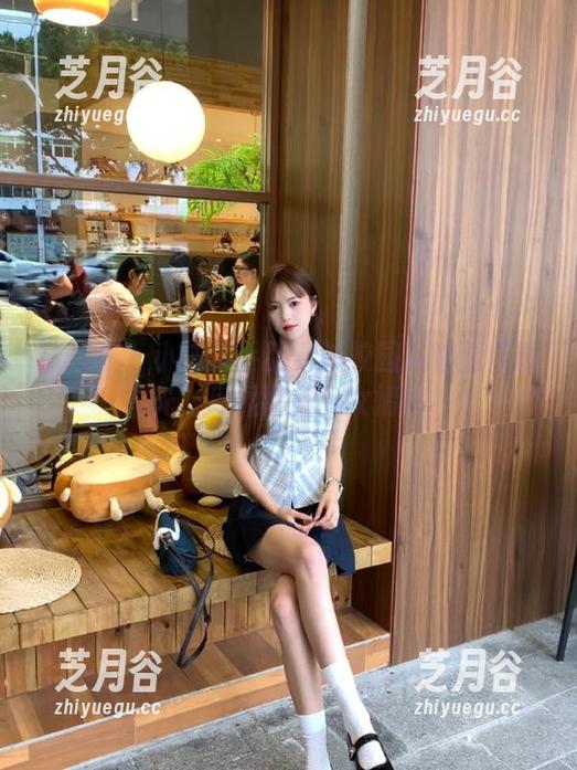 袜啵啵 - 小沫水手服清新校园风格原图曝光，尽显甜美少女情怀